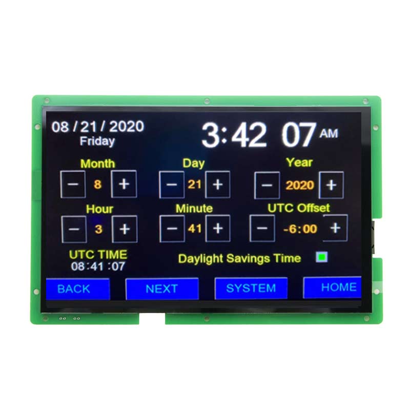 10.1 Inch AV Input Serial Port Screen 800x1280 Configuration LUA Serial TFT Display With Capacitive Touch