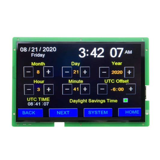 10.1 Inch AV Input Serial Port Screen 800x1280 Configuration LUA Serial TFT Display With Capacitive Touch