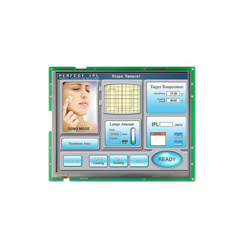 10.4 Inch AV Input 4P Serial Port Screen 800x600 Group LUA Serial TFT Display With Capacitive Touch/Resistive Touch