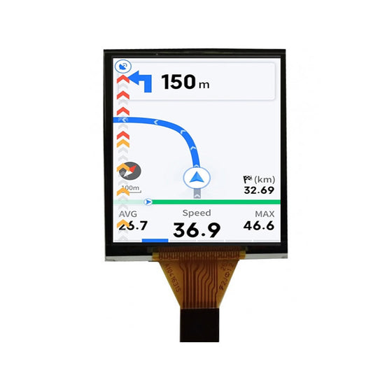LPM013M126A JDI 1.28 Inch Reflective Display 176x176 Sunlight Readable 3-wire SPI Memory in Pixel Display For Smart Wear