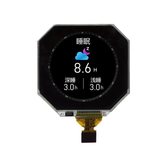 LS010B7DH01 Sharp LCD 0.99 Inch Round LCD Panel 128×128 LCD Display With SPI Interface For Wearable