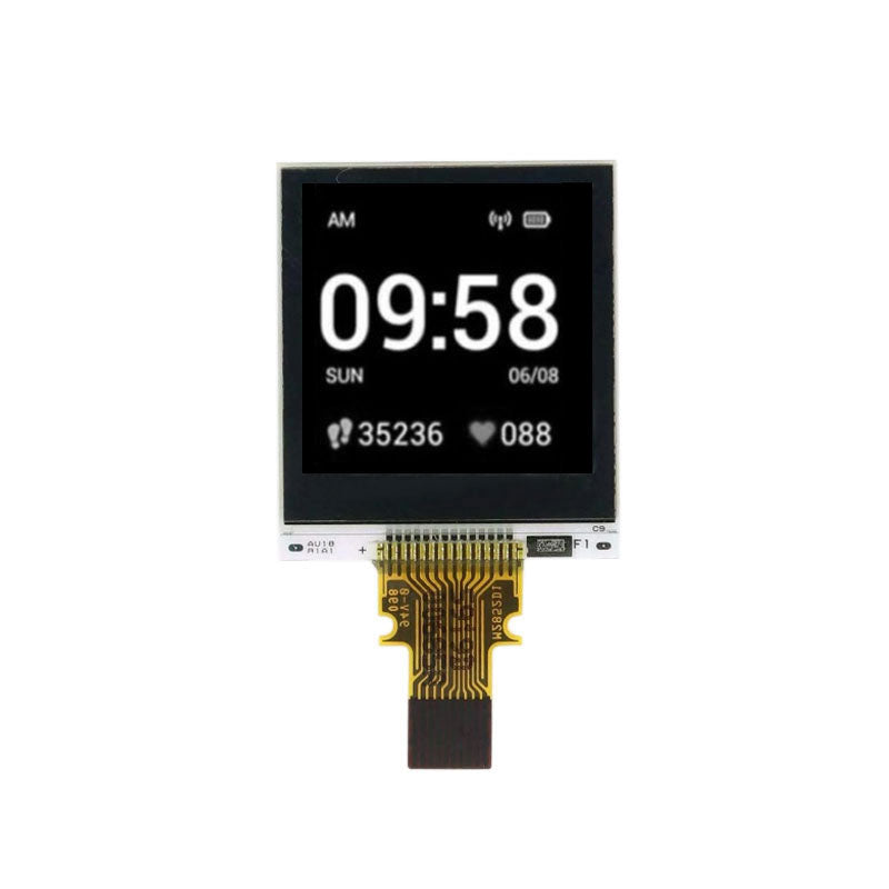 LS010B7DH04 Sharp 1 Inch Sunlight Readable LCD Display 128x128 3-wire SPI LCD Screen For Wearable