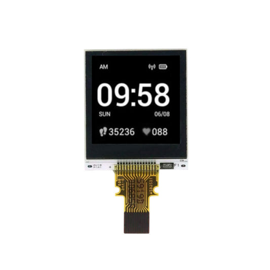 LS010B7DH04 Sharp 1 Inch Sunlight Readable LCD Display 128x128 3-wire SPI LCD Screen For Wearable