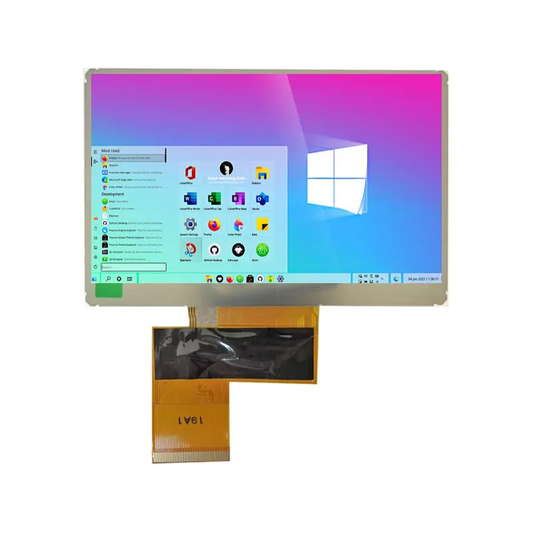 COM43H4N44ULC Ortustech 4.3 Inch TFT LCD Display 480×272 Transflective Wide Temperature LCD Panel