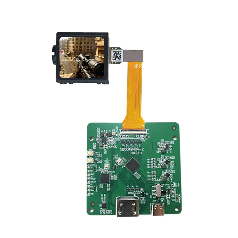 SY040WDG01+5B0049H04-2 0.4 Inch Micro OLED Display HDMI 1440×1080 OLED Display With Driver Board For EVF AR Red Dot Sight Display Solutions