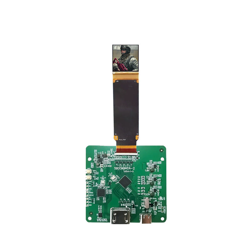 SY103WAM15 1.03 Inch Micro OLED Display MIPI 2560×2560 3000nits High Brightness OLED Display With Driver Board For EVF AR Red Dot Sight Display Solutions