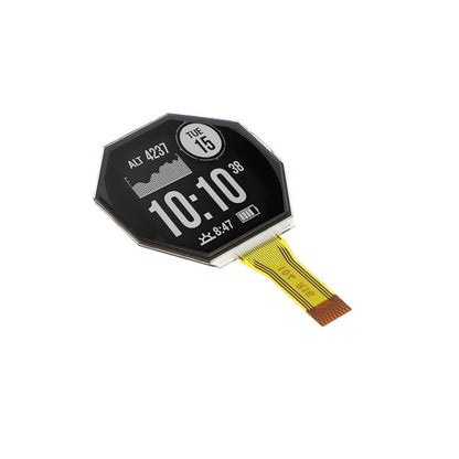 TN0103ANVNANN-GN00 1 Inch Reflective Display 128x128 3-wire SPI MIP Display For Wearable