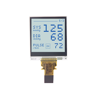 TN0103ANVNANN-GN00 1 Inch Reflective Display 128x128 3-wire SPI MIP Display For Wearable