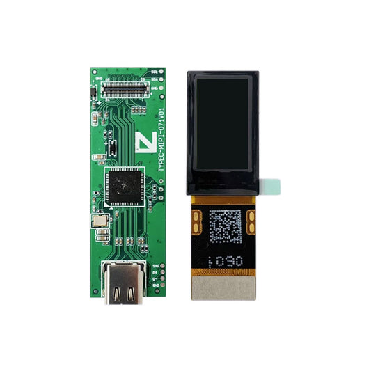 VX071FHM-NH0 0.71 inch 1080x1920 HD OLED Micro Screen TYPE-C To MIPI Driver Board For VR/AR