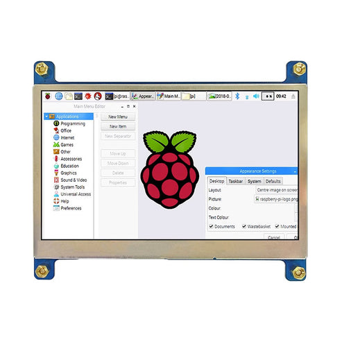 4 Inch Raspberry Pi Display Raspberry Pi 4.3 inch HDMI Display Capacitive Touch IPS Display 800x48 ...