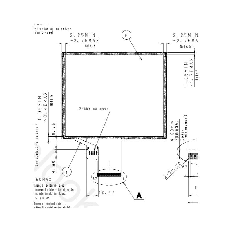 COM41H4N08XLC 4.1 Inch 320x240 TFT LCD Panel Display Module For Industrial