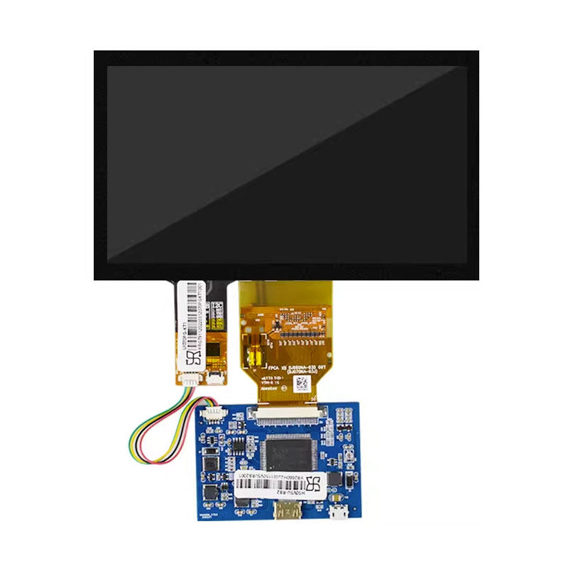 DJ070NA-03J Innolux 7 Inch Sunlight Readable LCD 800x480 Parallel RGB LCD Display With Driver Board Touch