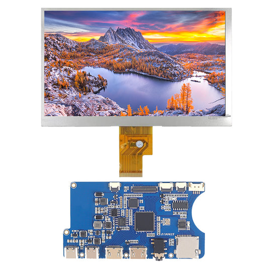 HJ070NA-13A Innolux 7 inch TFT LCD Display 1024x600 LVDS to H-DMI Driver Board For Tablet