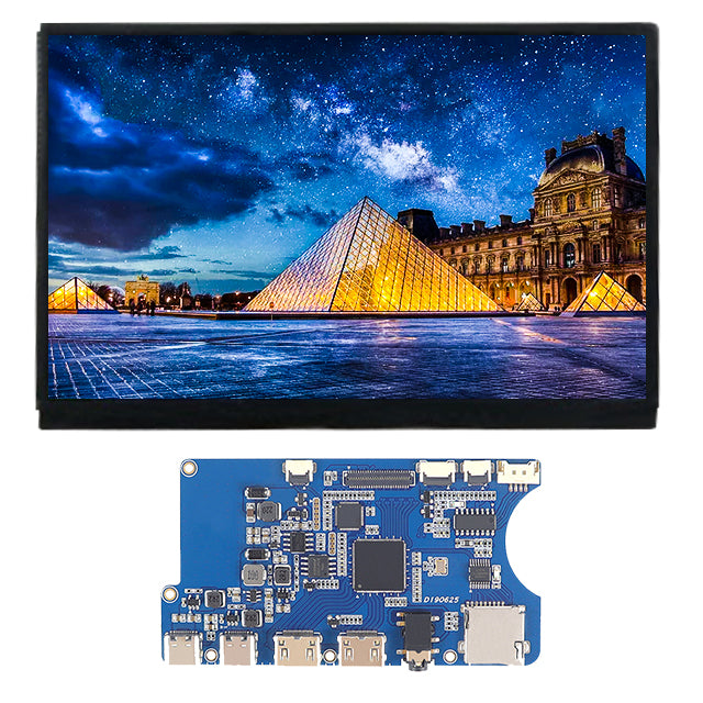 N070ICG-LD1 7 Inch LCD Panel Display With H-DMI To LVDS Controller Boa ...