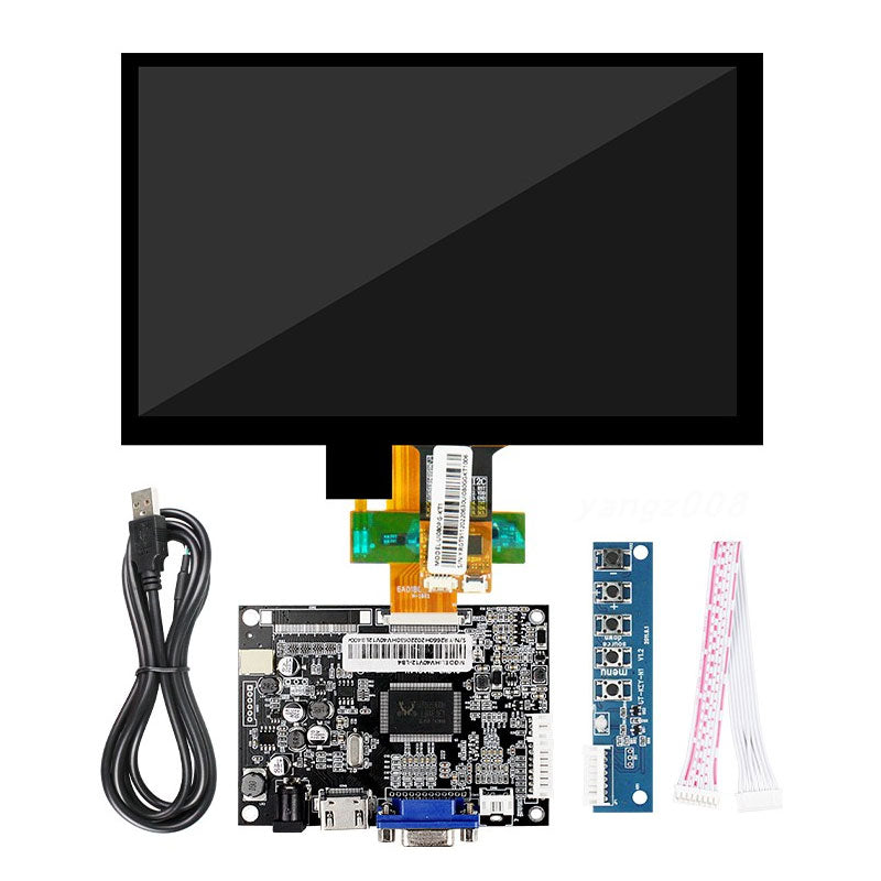 Innolux NJ080IA-10D 8 Inch 1024x600 TFT LCD Display LVDS (1 ch, 8-bit) Interface LCD With Touch Drive Board