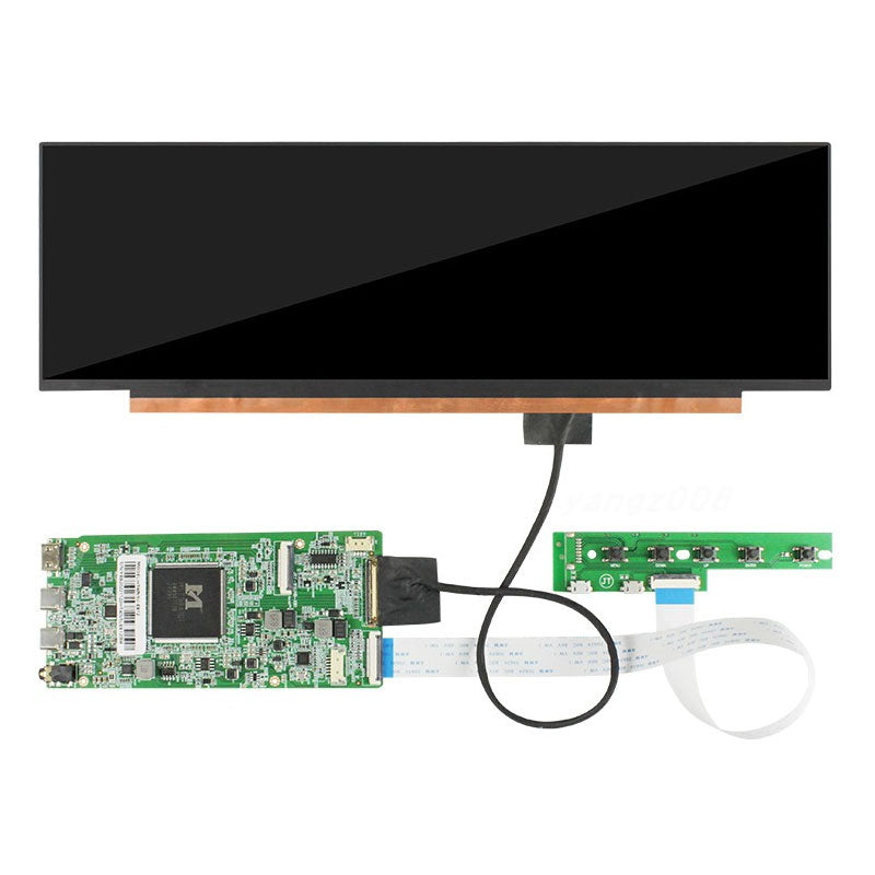 NV140XTM-N52 14 inch Stretched Bar LCD TFT Color Bar Display 3840x1100 HD LCD Screen eDP Interface LCD With Drive Board