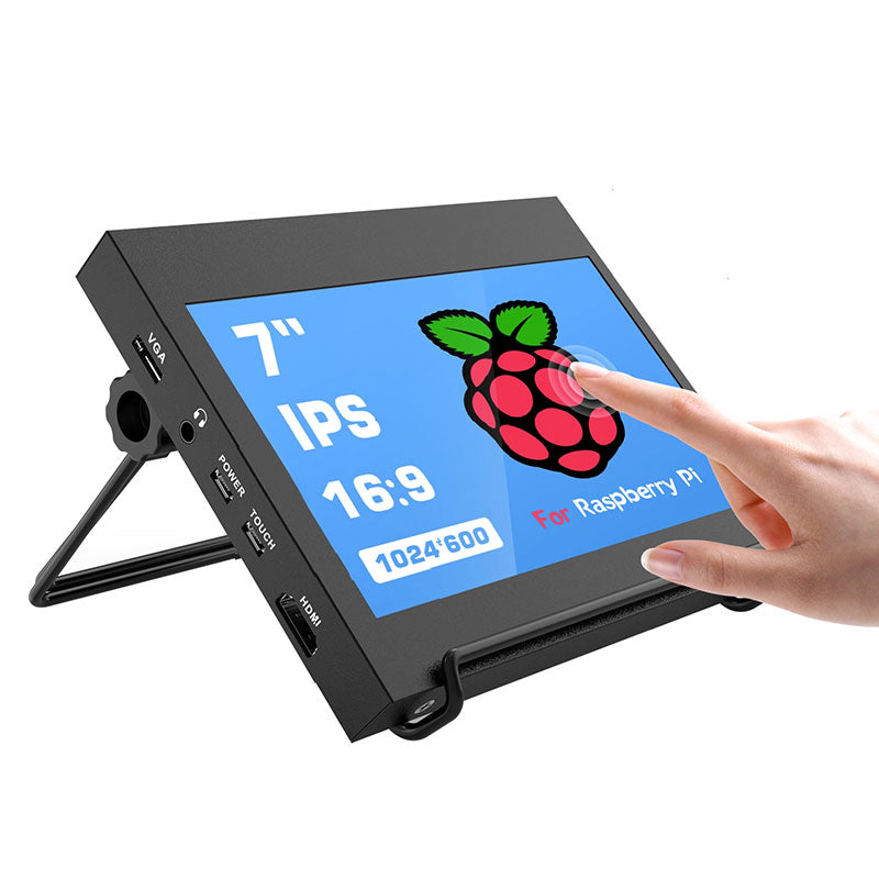 Raspberry Pi 7 Inch Capacitive Touch Screen Portable Display HD IPS Secondary Screen 3B/3B+/4