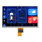 ZJ080NA-08A Innolux 8 Inch LCD Display 1024x600 LVDS Interface LCD Panel With Touch Drive Board