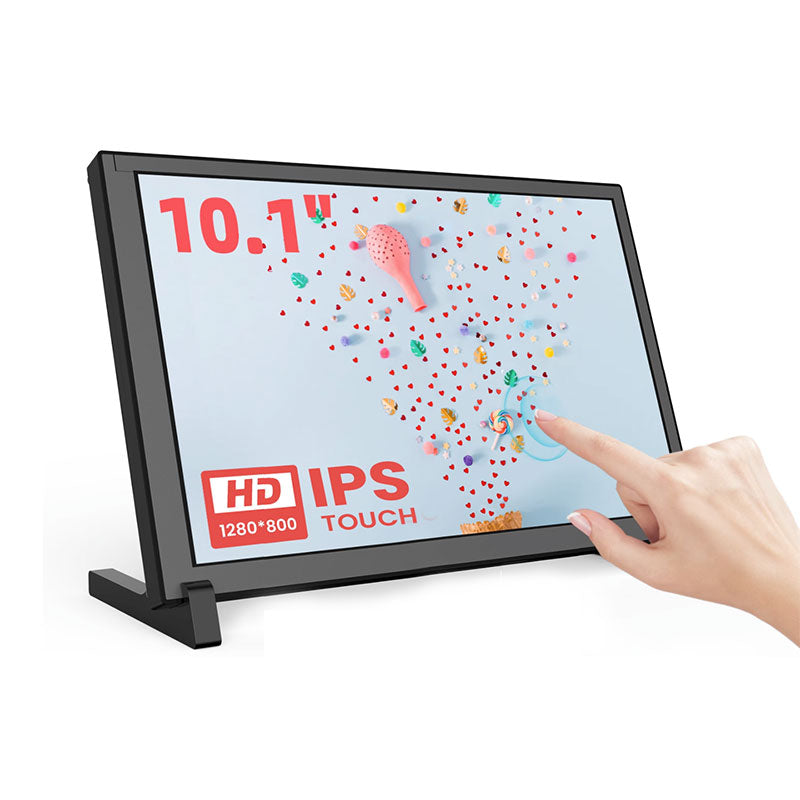 10.1 Inch Raspberry Pi Display Portable Capacitive Touch Screen HDMI Supports 3B/4B